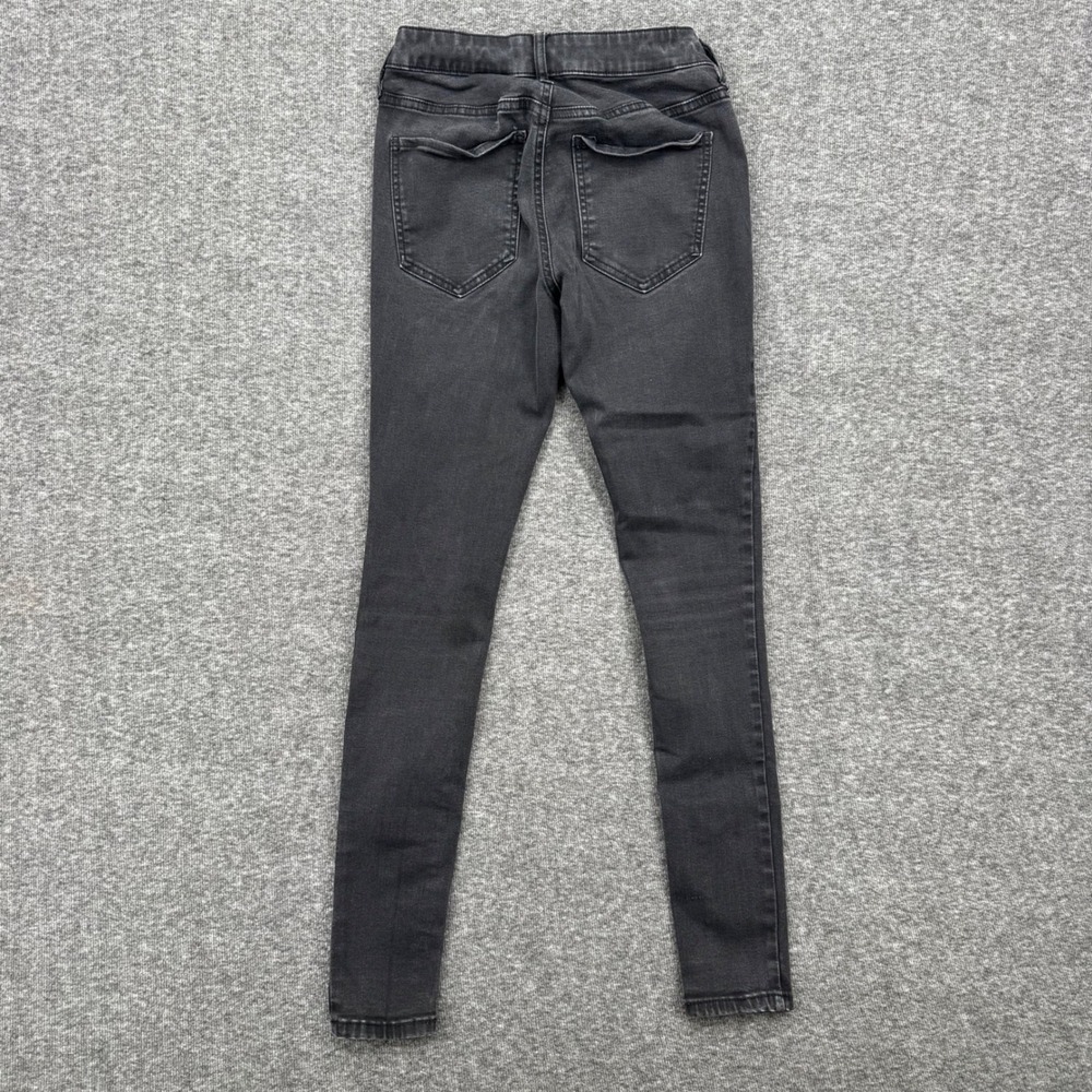 SO Womens Low Rise Jegging Skinny Jeans Faded Black Size 3 Stretch Denim - Picture 8 of 9